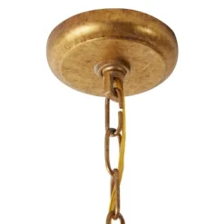 Modern Metal Chandelier With Link Style Chain Gold - Olivia & May -Home Improvement Store GUEST 709835dc e2e2 49a8 ab5e 05490677fee2