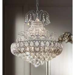Vienna Full Spectrum Calylah Chrome Chandelier 21 1/2" Wide Modern Tiered Crystal 8-Light Fixture For Dining Room House Foyer Kitchen Island Entryway 17 Vienna Full Spectrum Calylah Chrome Chandelier 21 1/2" Wide Modern Tiered Crystal 8-Light Fixture For Dining Room House Foyer Kitchen Island Entryway -Home Improvement Store GUEST 716adf63 eb8c 4465 8476 611d09bcfc16