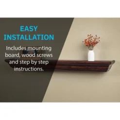 Mantels Direct Colton Floating Wood Fireplace Mantel Shelf -Home Improvement Store GUEST 73accbf3 783e 447b a4b3 11aac8d18234