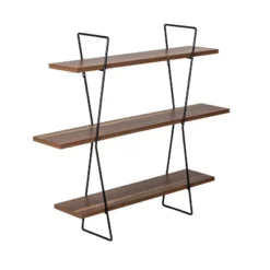 Honey-Can-Do 3 Tier Wall Shelf Metal -Home Improvement Store GUEST 73cde6c5 c579 492b 9a63 9386a2f9b0bd