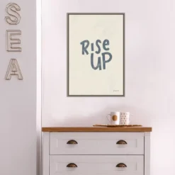 16" X 23" Rise Up II Neutral By Becky Thorns Framed Canvas Wall Art Gray Wash - Amanti Art -Home Improvement Store GUEST 7403952d b969 43b8 8a49 fae3b9a67e80
