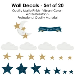 Big Dot Of Happiness Twinkle Twinkle Little Star - Peel And Stick Nursery And Kids Room Vinyl Wall Art Stickers - Wall Decals - Set Of 20 -Home Improvement Store GUEST 7462ade4 da0a 48b4 93a9 1497ed8f2b43