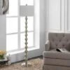 Cace Floor Lamp - Nickel/Ivory - Safavieh -Home Improvement Store GUEST 75590dbb 568d 44eb b35e b7c375429fdb