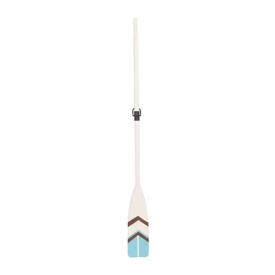 Wood Paddle Novelty Canoe Oar Wall Decor With Arrow And Stripe Patterns - Olivia & May 4 Wood Paddle Novelty Canoe Oar Wall Decor With Arrow And Stripe Patterns - Olivia & May - Image 2