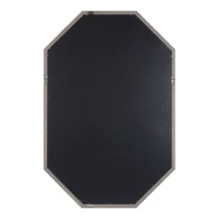 24" X 36" Hogan Framed Octagon Decorative Wall Mirror Gray - Kate & Laurel All Things Decor -Home Improvement Store GUEST 75ef8eb1 83d2 408b b520 8f11aafe4853