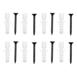 Okuna Outpost 4 Pack White Shelf Brackets With Rod Holder, Heavy Duty Floating Closet Hanger For Clothes, Shoes, 12.5 X 1 X 9.5 In -Home Improvement Store GUEST 78b4eab8 8320 4ee2 86e3 e7c37270ed76