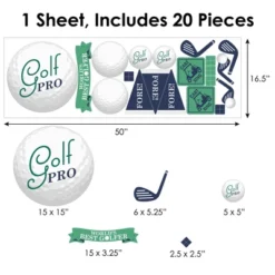 Big Dot Of Happiness Par-Tee Time - Golf - Peel And Stick Sports Decor Vinyl Wall Art Stickers - Wall Decals - Set Of 20 -Home Improvement Store GUEST 7ac5f05d 9f43 4562 a661 845b921a90b4
