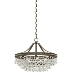 Vienna Full Spectrum Wohlfurst Bronze Pendant Chandelier 20 1/4" Wide Clear Crystal 5-Light Fixture For Dining Room House Foyer Kitchen Island Bedroom 13 Vienna Full Spectrum Wohlfurst Bronze Pendant Chandelier 20 1/4" Wide Clear Crystal 5-Light Fixture For Dining Room House Foyer Kitchen Island Bedroom -Home Improvement Store GUEST 7b93e34b fe19 4789 88f6 b79caac96e8f