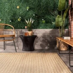 6'7"x9' Camryn Abstract Herringbone Indoor And Outdoor Area Rug Beige - NuLOOM -Home Improvement Store GUEST 7d2e7e67 b590 48ce bc55 f8dda9d90b18