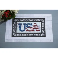 Evergreen USA Fireworks Sassafras Indoor Outdoor Switch Doormat 1'10"x10" Multicolored