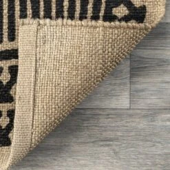 NuLOOM Noel Bohemian Striped Hand Woven Jute Area Rug -Home Improvement Store GUEST 820e27f3 f1bb 4446 8280 7dd01824864b