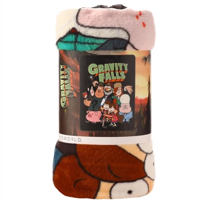 Gravity Falls Cozy, Colorful Screen Print Throw 3 Gravity Falls Cozy, Colorful Screen Print Throw