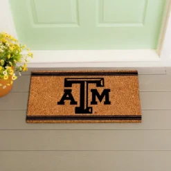Evergreen Texas A&M Logo Turf Mat, Brown- 28 X 16 Inches Indoor Outdoor Doormat -Home Improvement Store GUEST 84764438 86ee 455b 9eae 02c2b9526b5b