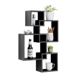 28.35" X 18" Blocchetto Intersecting Cubes Wall Shelf Unit - Danya B. -Home Improvement Store GUEST 84991e35 3e6f 4bcf 8db2 9b8b1aead272