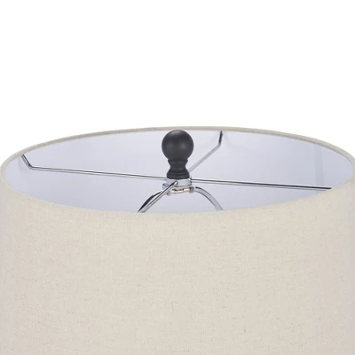 24" Ceramic Jug Farmhouse Table Lamp - Nourison 6 24" Ceramic Jug Farmhouse Table Lamp - Nourison - Image 4