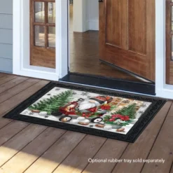 Wagon Gnome Winter Christmas Doormat 30" X 18" Indoor Outdoor Briarwood Lane -Home Improvement Store GUEST 874cfc38 3641 41d9 9548 cf9f03b251ae