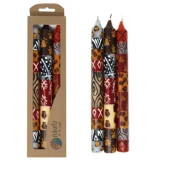 Global Crafts Unscented Hand-Painted Dinner Candles, Boxed Set Of 3 -Home Improvement Store GUEST 87f2b813 d97b 433e b909 bef0f108e927