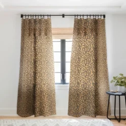 Little Arrow Design Co Cosmo Tile Stone Single Panel Sheer Window Curtain - Deny Designs -Home Improvement Store GUEST 88003832 83ef 401e 9c1a b2664fab11ae