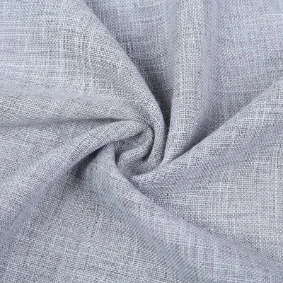 Trinity Faux Linen Textured Vintage Design Farmhouse Solid Curtains 5 Trinity Faux Linen Textured Vintage Design Farmhouse Solid Curtains - Image 3