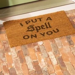 Evergreen 16 X 28 Halloween Greeting Coir Mat, I Put A Spell On You For Indoor And Outdoor Decor -Home Improvement Store GUEST 88b606f3 4a00 490c 867e afcbdc7e1a86