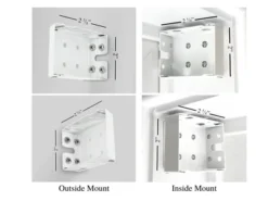 Linen Avenue Cordless Faux Wood Blind, Partial Inside Mount -Home Improvement Store GUEST 8a1675cf 3e34 4957 b987 5d2d3ac575d2