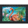 Flamingo Paradise Summer Doormat Nautical Indoor Outdoor 30" X 18" Briarwood Lane -Home Improvement Store GUEST 8ac0ee28 c1bc 47bd 99fa 2d702ae289fe