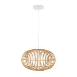 17.5" 1-Light Leo Farmhouse Coastal Rattan LED Pendant Brown - JONATHAN Y 35 17.5" 1-Light Leo Farmhouse Coastal Rattan LED Pendant Brown - JONATHAN Y -Home Improvement Store GUEST 8b7e7c4a eb2c 4f16 87a2 febfa503fe3e
