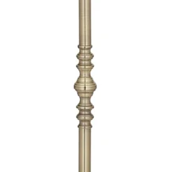 Regency Hill Montebello Vintage Retro Floor Lamp 60" Tall Antique Brass Metal Swing Arm Soft Tan Bell Shade For Living Room Bedroom Office House Home -Home Improvement Store GUEST 8d1b8a14 09a7 4f4f ac81 8cc71028f1c3
