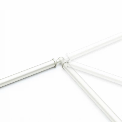 Kenney Bryce 3/4" Decorative Bay Window Double Curtain Rod 5 Kenney Bryce 3/4" Decorative Bay Window Double Curtain Rod - Image 3