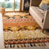 3'x5' Shapes Hooked Accent Rug Rust/Gold - Safavieh -Home Improvement Store GUEST 8e111fec f2de 4c59 8db8 f337bfd0b894