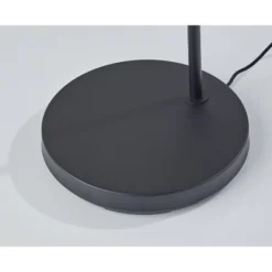 Roman Floor Lamp Black (Includes LED Light Bulb) - Adesso -Home Improvement Store GUEST 8e20439a 9292 40e2 9eab 28d53761f2af