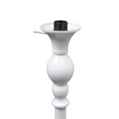 1-Light Classic Torchiere Floor Lamp With Marbleized Glass Shade White - Lalia Home -Home Improvement Store GUEST 8eef2ed9 739c 4050 b54f d625ca091877