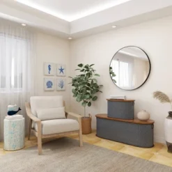 Set Of 4 Metal Sea Horse Speckled Wall Decors With Starfish Shell And Coral Designs Cream - Olivia & May -Home Improvement Store GUEST 8f8b751a a589 4289 8bb3 8280a66a734a