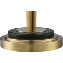 Possini Euro Design Palisade Modern Floor Lamp 64" Tall Satin Brass Metal Trimmed Fabric Tapered Drum Shade For Living Room Bedroom Office House Home -Home Improvement Store GUEST 90613203 295a 44c6 9cdf 6a57fc9f95c5