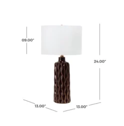 NuLOOM Marsala 24" Ceramic Table Lamp -Home Improvement Store GUEST 90e6e0bd 05bb 43fa a43d bd36f3676b32