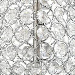 360 Lighting Sergio Modern Accent Table Lamps 23 1/2" High Set Of 2 Acrylic Chrome USB Charging Port White Drum For Bedroom Living Room Bedside Desk -Home Improvement Store GUEST 93df4883 5585 487f 9c5d 6e990a7cb42c