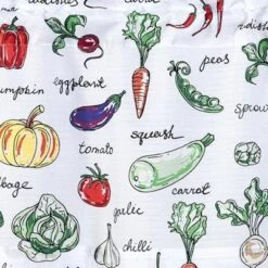 RT Designer's Collection Tribeca Vegetables Printed 3 Pieces Kitchen Curtain Set Includes 1 Valance 52" X 18" And 2 Tiers 26" X 36" Each Multi Color -Home Improvement Store GUEST 94dfef0d 7710 4572 8a88 0d3395aa9493