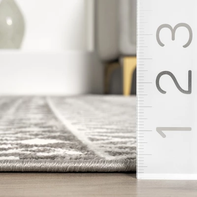 NuLOOM Kimberly Transitional Moroccan Banded Area Rug 4 NuLOOM Kimberly Transitional Moroccan Banded Area Rug - Image 2