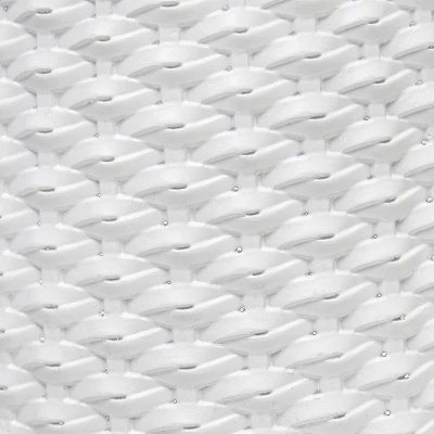 20.4" Traditional Ceramic Purled Texture Bedside Table Desk Lamp With White Fabric Drum Shade Off-White - Simple Designs 9 20.4" Traditional Ceramic Purled Texture Bedside Table Desk Lamp With White Fabric Drum Shade Off-White - Simple Designs - Image 7