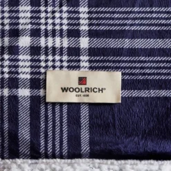 60"x70" Leeds Faux Mink To Berber Heated Throw Blanket Navy - Woolrich -Home Improvement Store GUEST 970bf4ab 63cc 4790 810e d79a6938c424