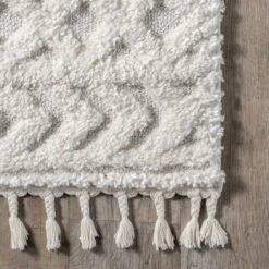 NuLOOM Akia Lattice High/Low Tassel Aea Rug 13 NuLOOM Akia Lattice High/Low Tassel Aea Rug -Home Improvement Store GUEST 97f91814 1595 4161 bef1 7bb525b73eee