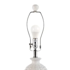 NuLOOM Flint Ceramic 30" Table Lamp Lighting - Cream 30" H X 15" W X 15"D -Home Improvement Store GUEST 99c74932 2df9 4ac0 87cc 48a8a0011016