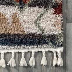 NuLOOM Southwestern Rosemarie Moroccan Tassel Shag Area Rug -Home Improvement Store GUEST 99d36958 f05c 477e ac11 6af95e913fc7