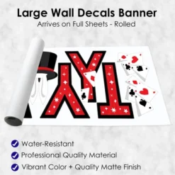 Big Dot Of Happiness Ta-Da, Magic Show - Peel And Stick Magical Birthday Party Large Banner Wall Decals - Happy Birthday -Home Improvement Store GUEST 9a1cd073 b4cc 4114 b7a4 78c2a817d4e1