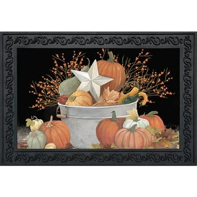 Briarwood Lane Fall Bushel Primitive Doormat Autumn Indoor / Outd 3 Briarwood Lane Fall Bushel Primitive Doormat Autumn Indoor / Outd