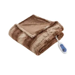 50"x70" Marselle Oversized Faux Fur Electric Throw Blanket - Beautyrest -Home Improvement Store GUEST 9d5aa0d0 86ac 4dae 89f9 3e6293ca294a