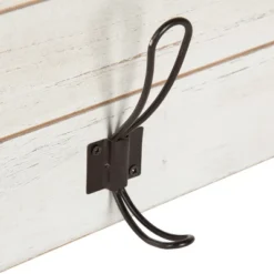 46.1" X 26" Wall Shelf With 5 Hooks White/Brown - Uniek -Home Improvement Store GUEST 9eccad3d 2c48 492d 9b7e ce98d0d99620