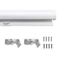 1pc Light Filtering Cordless Zebra Window Shade With Fabric Roller Valance White - Lumi Home Furnishings 18 1pc Light Filtering Cordless Zebra Window Shade With Fabric Roller Valance White - Lumi Home Furnishings -Home Improvement Store GUEST 9ee53704 4cf8 4ec7 8ee2 99dd4e4f6f02