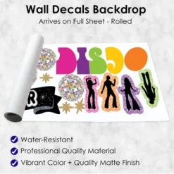 Big Dot Of Happiness 70’s Disco - Peel And Stick 1970s Disco Fever Party Decoration - Wall Decals Backdrop -Home Improvement Store GUEST a0bfe56f a202 49dc 977c cd4046f855eb