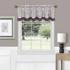 Kate Aurora Country Farmhouse Striped Window Valance Curtain Treatments - Assorted Colors -Home Improvement Store GUEST a28e959f 00d9 4a54 8753 ca1c8dd4e176